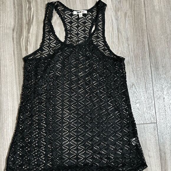 Black Mesh Swimsuit Coverup. Size medium - Picture 1 of 4